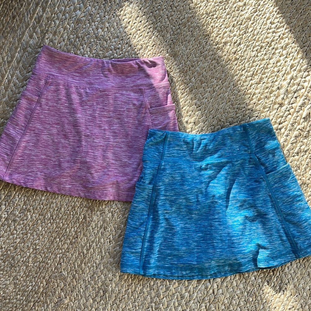 Hanna Andersson Active MadeToStretch Skort - 2 pairs size 10